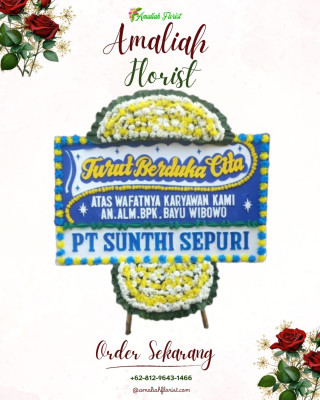 Papan Bunga Duka di Kamaruton